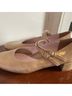 Sole Bliss 100% Patent Leather Tan Flats Size EU 39 1/2 - photo 3