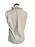 J. McLaughlin Print White Tan Sleeveless Blouse Size L - photo 2