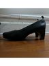 dr Liza 100% Leather Black Heels Size 8 1/2 - photo 7