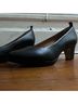 dr Liza 100% Leather Black Heels Size 8 1/2 - photo 6