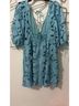 Storia 100% Polyester Solid Teal Blue Cocktail Dress Size M - photo 4