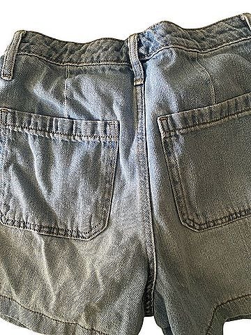 Universal Thread High Rise Aline Shorts With Front Patch Pockets Denim Shorts (view 2)