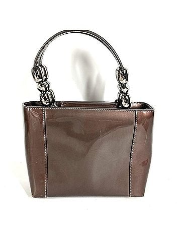 Christian Dior Christian Dior Dior Vintage Maris Pearl Logo Handbag, Patent Leather, Brown Tone, for Men and Women (view 2)