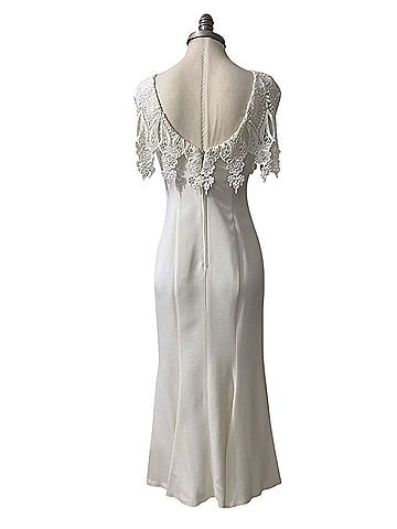 Jessica McClintock Romantic Heirloom Long Gown Formal Cocktail Dress (view 2)