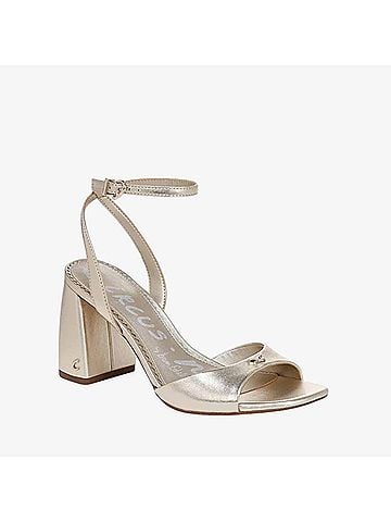 Circus Women's Aria Block Heel Sandal in Gold (view 2)
