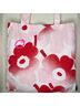 Marimekko 100% Cotton Floral Red Pink Tote One size - photo 6
