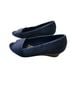 Coach and Four Blue Wedges Size 8 - photo 6
