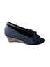 Coach and Four Blue Wedges Size 8 - photo 1