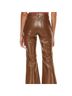 Aritzia 100% Leather Brown Fleece Pants Size 8 - photo 2