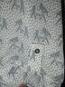 Pixley Animal Print White Gray Long Sleeve Blouse Size M - photo 4
