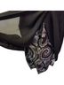 Phoebe Couture 100% Polyester 60% Silk 40% Faux Leather 100% Acetate Black Silver Cocktail Dress Size 8 - photo 4