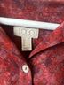 LOGO by Lori Goldstein Red Long Sleeve Blouse Size M - photo 3