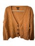 Massimo Dutti Camo Floral Solid Stripes Tie-dye Tropical Tweed Orange Cardigan Size S - photo 1