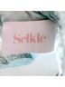 Selkie 100% Polyester Print Blue Cocktail Dress Size S - photo 6
