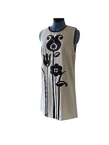 Victoria Beckham for Target Asymmetrical Sheath Mod Mini Dress Cocktail Dress (view 1)