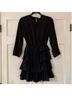 Rhode Solid Black Cocktail Dress Size 4 - photo 4