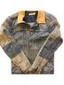 ALLSAINTS Blue Tan Coat Size S - photo 1