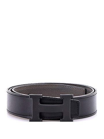 Hermès Constance Reversible Belt Leather with So Black Matte Hardware Wide (view 1)