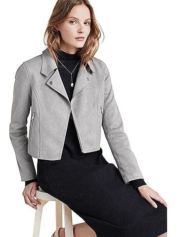 Anthropologie Faux Leather Jacket (view 1)