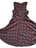 Elle Plaid Red Black Casual Dress Size M - photo 2