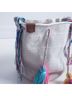 Wayuu Tribe Print White Multi Color Bucket Bag One size - photo 3