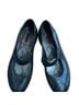 Ecco 100% Leather Black Flats Size EU 39 - photo 1