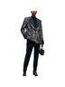 Escada Stripes Black Ivory Wool Blazer Size 14 - photo 4