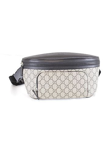 Gucci GUCCI 779843?493075 Body Bag GG Supreme Canvas Gray Women's (view 1)