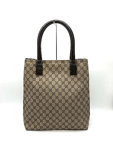 Gucci GUCCI 131220 GG Supreme Tote Bag, Leather, Beige/Brown, Women's (view 2)