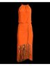 Boston Proper Solid Orange Casual Dress Size M - photo 4