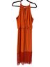Boston Proper Solid Orange Casual Dress Size M - photo 2