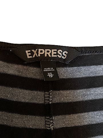 Express Express Black & Gray Dress  Casual Dress (view 2)