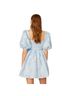 Self-Portrait 100% Polyester Floral Blue Casual Dress Size 10 - photo 2