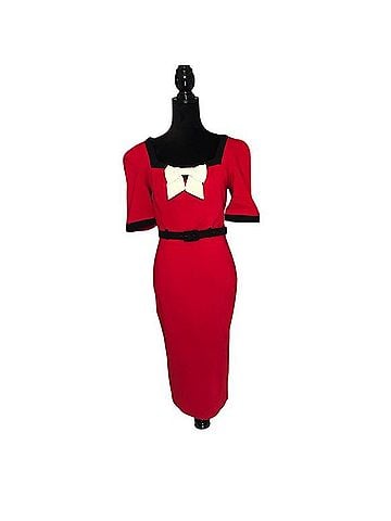 Collectif Sadie Wiggle Cocktail Dress (view 1)