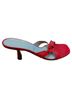 Sigerson Morrison 100% Leather Red Heels Size 9 - photo 1
