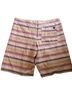 PrAna Stripes Tan Burgundy Ivory Shorts Size M - photo 2