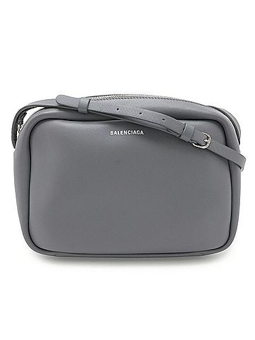 Balenciaga BALENCIAGA Everyday Camera Bag S Shoulder Pouch Leather Gray White 489812 (view 2)