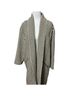 Nili Lotan 100% Wool Houndstooth Black White Coat Size L - photo 2