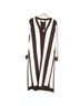 Monse 100% Wool Stripes Brown White Jacket Size L - photo 1