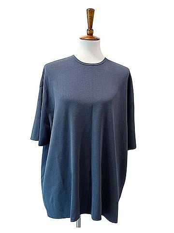 The Frankie Shop Lenny Knit Boxy Tee Short Sleeve Blouse (view 1)