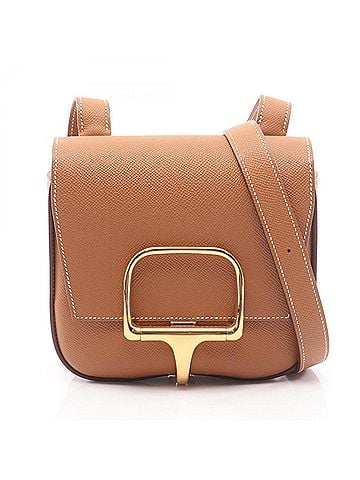 Hermès Hermes Della Cavalleria Mini Shoulder Bag/Handbag, Leather, Veau Epsom, Brown, Women's. (view 1)