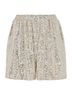 APRICOT Brown Sequin Pullon Shorts Size S - photo 1