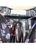 Amanda Uprichard 100% Silk Floral Black Pink Blouse Size L - photo 3