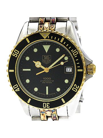 TAG Heuer TAG HEUER 1000 Professional Gold Plated Steel Watch 980.020 (view 1)