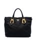 Prada 100% Nylon Black Tessuto Satchel One size - photo 1