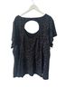 Torrid Floral Black Purple Short Sleeve Blouse Size 5X - photo 2