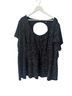 Torrid Floral Black Purple Short Sleeve Blouse Size 5X - photo 1