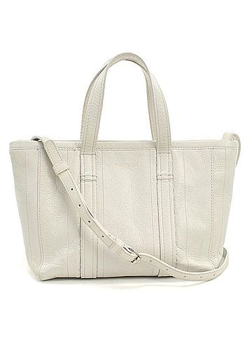 Balenciaga BALENCIAGA Balenciaga Tote Bag 671404 2WAY Barbes Women's White (view 1)