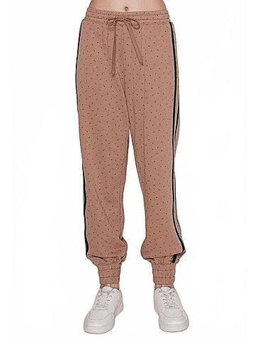 White Birch Teagan Blossom Joggers in Toffee (view 2)