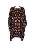 Easel 100% Rayon Floral Black Multi Color Kimono Size M - photo 2